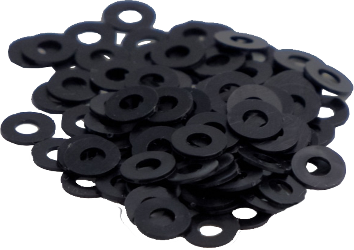 Black Plastic Washers pack 100 pcs